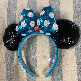 ミニーちゃん　スパンコール　カチューシャ(カチューシャ)