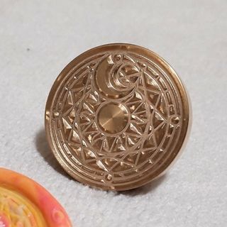 (14)シーリングスタンプ ヘッド 天体魔方陣(はんこ)