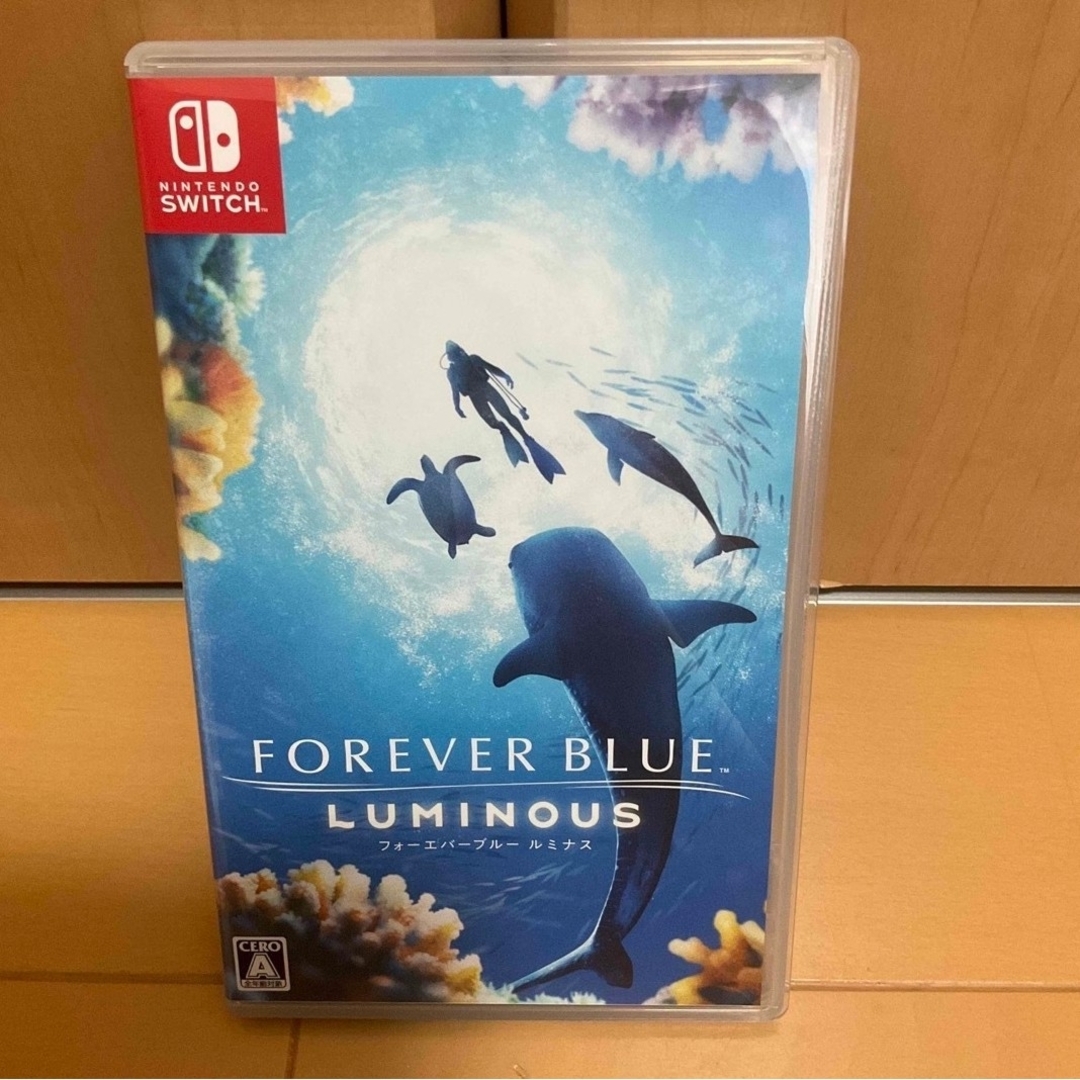 Nintendo Switch(ニンテンドースイッチ)のFOREVER BLUE LUMINOUS（フォーエバーブルー ルミナス） N… エンタメ/ホビーのゲームソフト/ゲーム機本体(家庭用ゲームソフト)の商品写真