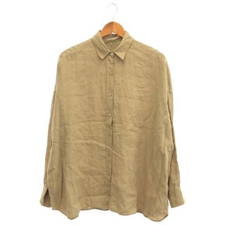 ドゥーズィエムクラス(DEUXIEME CLASSE)のDeuxieme Classe (ドゥーズィエムクラス) ① 19050500706110 WIDE LINEN シャツ レディース ベージュ FREE(シャツ/ブラウス(長袖/七分))