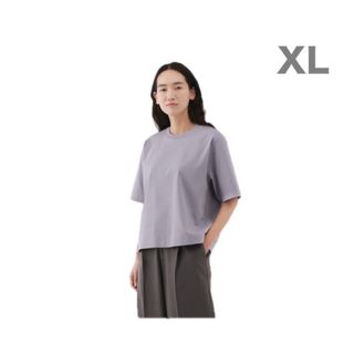 ムジルシリョウヒン(MUJI (無印良品))の無印良品    婦人　涼感ＵＶカットクルーネックワイド半袖Ｔ  XL2点(Tシャツ(半袖/袖なし))