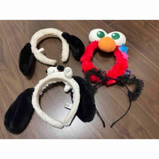 ユニバ カチューシャ ユニバーサルスタジオジャパン スヌーピー エルモ 猫耳 (カチューシャ)