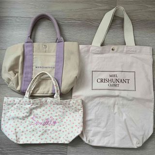 3点セット！マーキュリーデュオ スナイデル ミエルクリシュナ トートバッグ(トートバッグ)