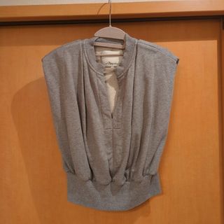 スリーワンフィリップリム(3.1 Phillip Lim)の3.1 Phillip Lim ノースリーブ スウェット XS(カットソー(半袖/袖なし))