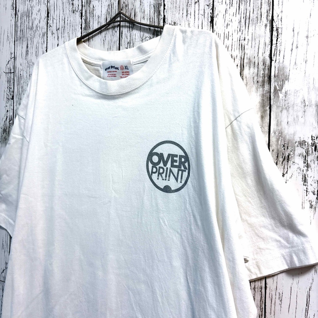 OVERPRINT オーバープリント 眠岸ぷりん コラボTシャツ XL 古塔つみ メンズのトップス(Tシャツ/カットソー(半袖/袖なし))の商品写真