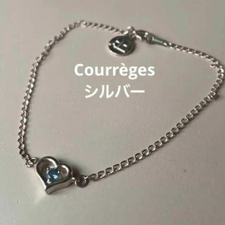 Courrèges ハートシルバーブレスレット(ブレスレット/バングル)