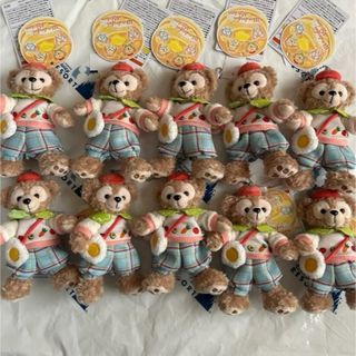 ダッフィー ぬいぐるみバッジ10個　新品　ワンダフルキッチン　ディズニーシー(ぬいぐるみ)