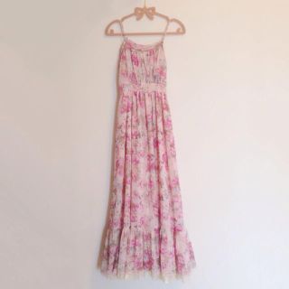 スナイデル(SNIDEL)のsnidel 花柄シフォンマキシワンピ(ロングワンピース/マキシワンピース)