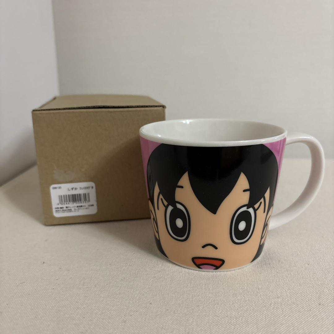 ドラえもん(ドラエモン)の最終価格‼︎ドラえもん　しずかちゃん　しずか　マグカップ　フェイスマグ　新品未使用 インテリア/住まい/日用品のキッチン/食器(グラス/カップ)の商品写真