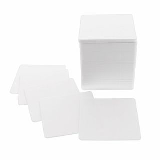 大黒工業 コースター ホワイト 8.5×8.5cm 無地 角 3362316 1