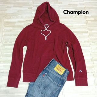 Champion - ☆Champion☆スウェットパーカー・レディース(L)・ワインレッド