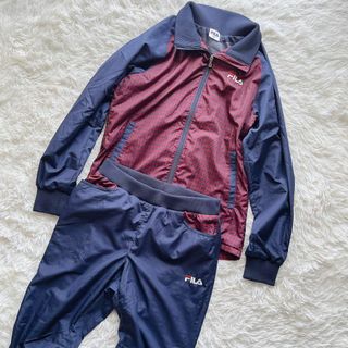 フィラ(FILA)の美品 FILA フィラ ウィンドブレーカー セットアップ ジャケット パンツ(その他)