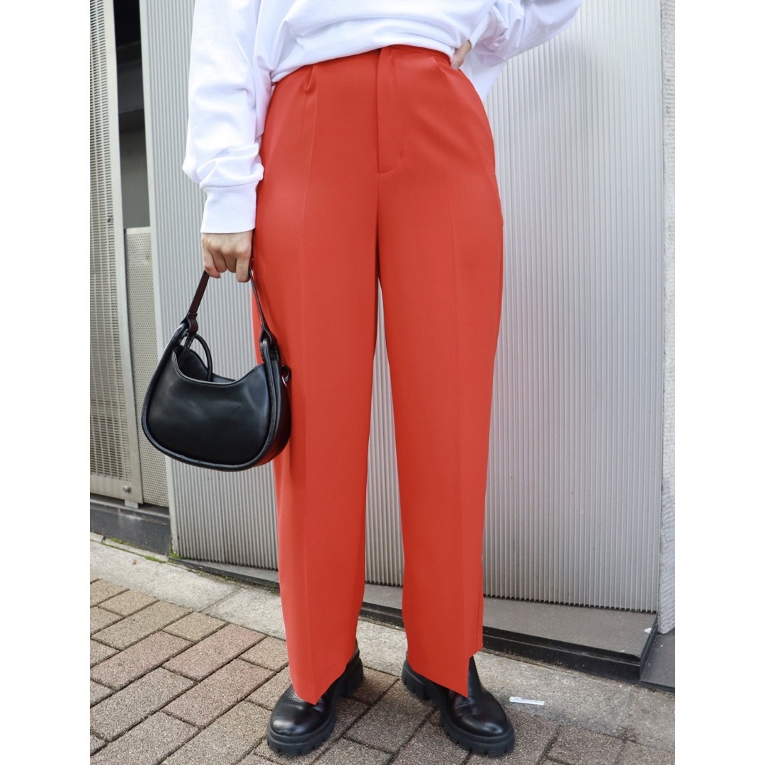 MURUA(ムルーア)の新品　ムルーア　ハイウエストワイドパンツ レディースのパンツ(カジュアルパンツ)の商品写真