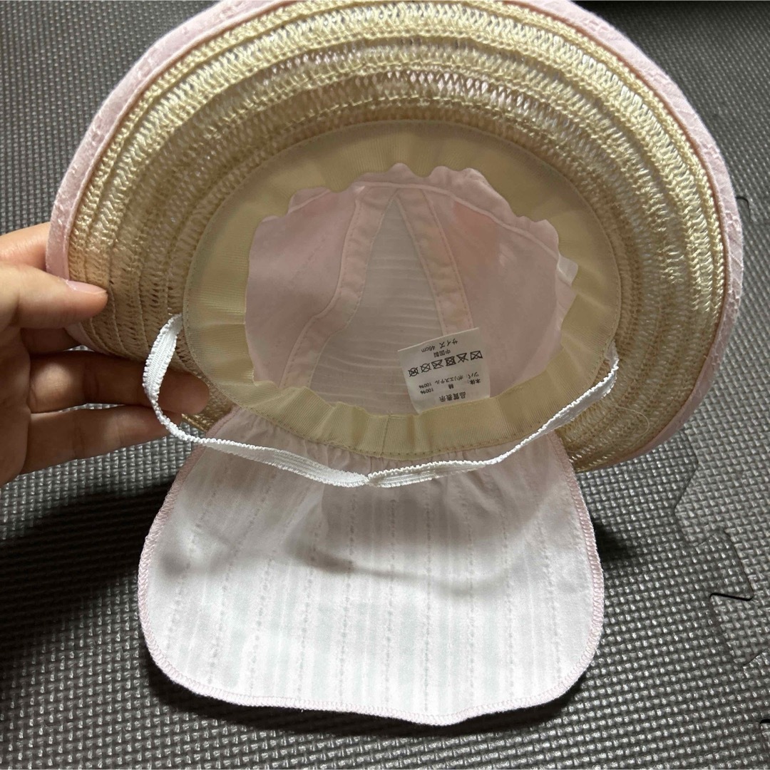  ベビー 帽子 46センチ キッズ/ベビー/マタニティのこども用ファッション小物(帽子)の商品写真