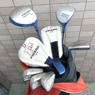 レディースゴルフセット FIGARO 1W FW　UT アイアン　パター　7本(クラブ)