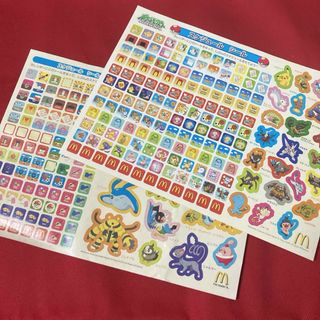 ポケモン(ポケモン)のまとめ売り ポケモン マクドナルド スケジュール シール 非売品 ごほうびシール(ノベルティグッズ)