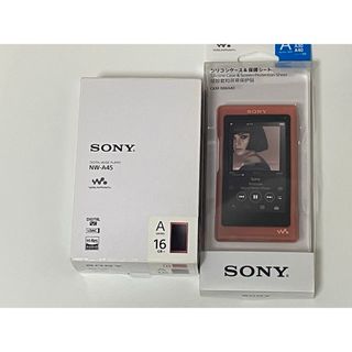 ソニー(SONY)のSONYWALKMAN/NW-A45トワイライトレッド(ポータブルプレーヤー)