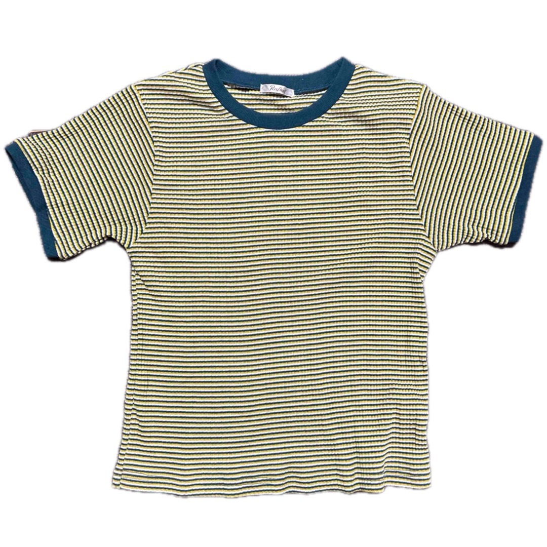 しまむら(シマムラ)のレディース ボーダートップス Lサイズ レディースのトップス(Tシャツ(半袖/袖なし))の商品写真