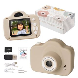 アンジュスマイル キッズカメラ 写真 カメラ キッズ トイカメラ 子どもミニ(コンパクトデジタルカメラ)