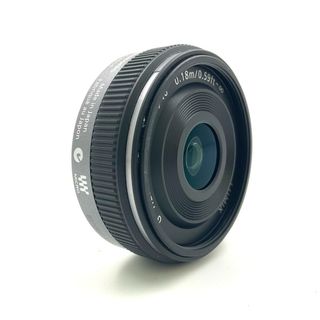 パナソニック(Panasonic)の【全額返金保証】【最速発送】Panasonic LUMIX G 14mm/F2.5 ASPH. H-H014　ブラック 超美品 動作確認済(レンズ(単焦点))