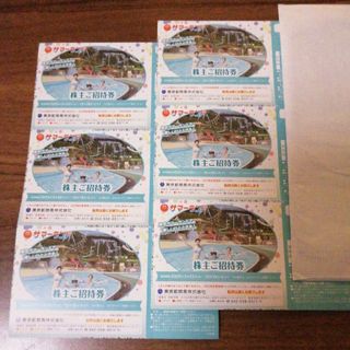 6枚 東京サマーランド 株主優待 株主優待券(遊園地/テーマパーク)