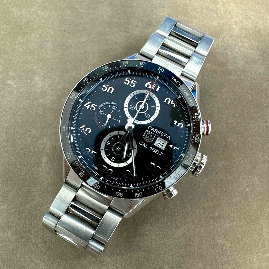 TAG Heuer(タグホイヤー)の美品　タグホイヤー　カレラ CARRERA CAL 1887 CAR2A10-5 メンズの時計(腕時計(アナログ))の商品写真
