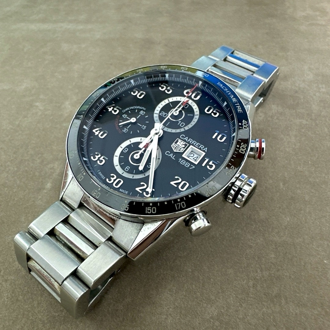 TAG Heuer(タグホイヤー)の美品　タグホイヤー　カレラ CARRERA CAL 1887 CAR2A10-5 メンズの時計(腕時計(アナログ))の商品写真