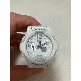 ベビージー(Baby-G)のCASIO BABY-G ホワイト腕時計(腕時計)