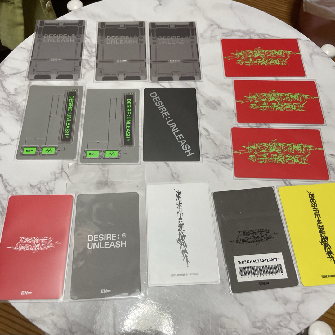 ソンフン　トレカ　グッズ ENHYPEN UNTOLD ネックレス ソンフン トレカ付き 開封済み 美品