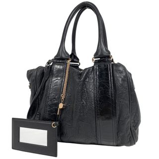 バレンシアガ(BALENCIAGA)のバレンシアガ ロゴ ハンドバッグ レディース 【中古】(ハンドバッグ)