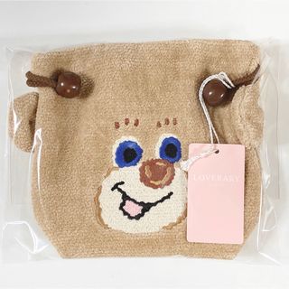 フェイラー(FEILER)のLOVERARY BY FEILER◆ドアップテディ 耳付き巾着◆新品 タグ付き(ポーチ)