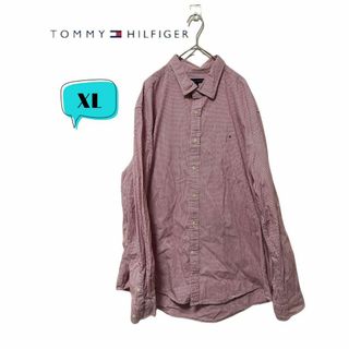 トミーヒルフィガー(TOMMY HILFIGER)のTOMMY HILFIGER CUSTOM FIT ワンポイントロゴ刺繍 シャツ(シャツ)