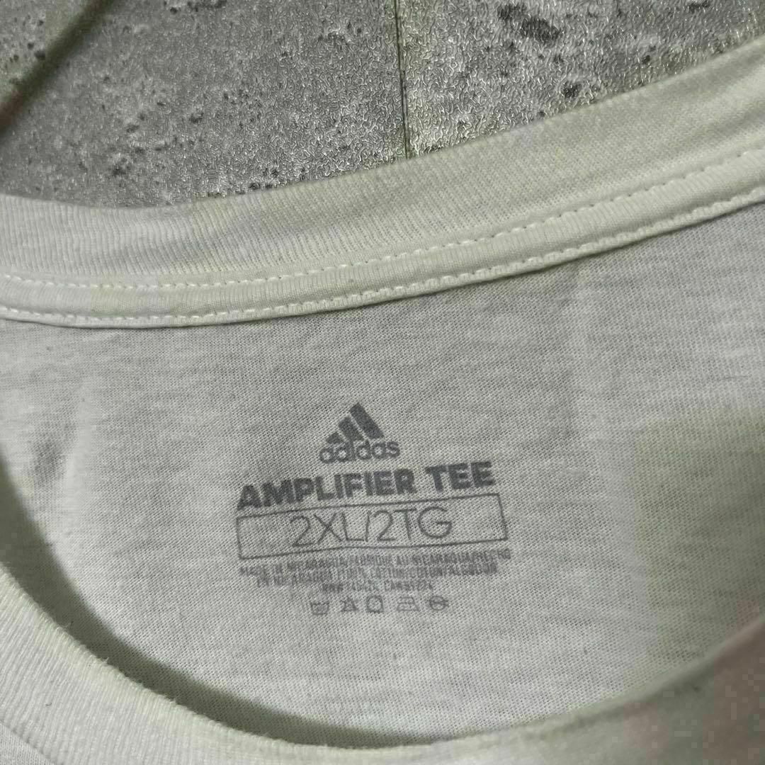 adidas(アディダス)のadidas アディダス Tシャツ 半袖 ビッグ スリーストライプ 2XL メンズのトップス(Tシャツ/カットソー(半袖/袖なし))の商品写真