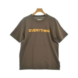 サカイ(sacai)のsacai サカイ Tシャツ・カットソー XL 茶 【古着】【中古】【送料無料】(Tシャツ/カットソー(半袖/袖なし))