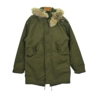 ラッドミュージシャン(LAD MUSICIAN)のLAD MUSICIAN ラッドミュージシャン モッズコート M カーキ 【古着】【中古】【送料無料】(モッズコート)