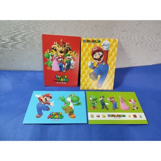 新品非売品　任天堂　スーパーマリオ　ポストカード4枚セット(カード)