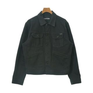 トムフォード(TOM FORD)のTOM FORD トムフォード デニムジャケット L 黒 【古着】【中古】【送料無料】(Gジャン/デニムジャケット)