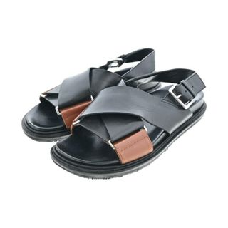 マルニ(MARNI)のMARNI マルニ サンダル 22.5cm 黒 【古着】【中古】【送料無料】(サンダル)