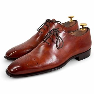 ステファノブランキー二 6 25 レザー ホールカット メダリオン ブラウン(ブーツ)