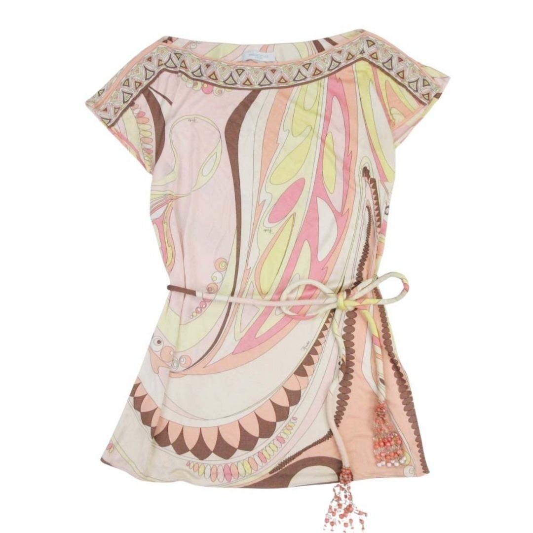 EMILIO PUCCI エミリオプッチ 半袖シャツ Tシャツ ピンク M 楽天市場】EMILIO PUCCI エミリオプッチ 半袖 Tシャツ 2ETP73