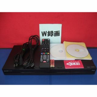 シャープ(SHARP)のシャープ ブルーレイレコーダー BD-NW500 W録画 2016年製 動作品(ブルーレイレコーダー)