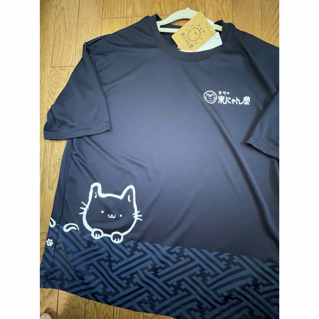 5Lサイズ高貴紳士的！商標登録！京印　楽にゃん堂！サラッと素材！半袖Tシャツ！ メンズのトップス(Tシャツ/カットソー(半袖/袖なし))の商品写真