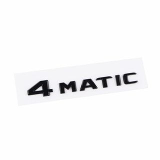 4MATIC メルセデスベンツ用 エンブレム ステッカー 3D立体 ブラック１(ステッカー)