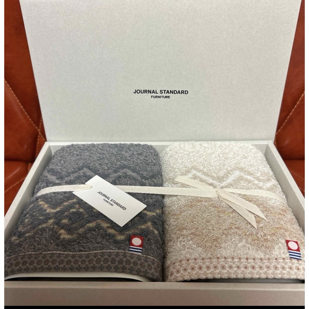 journal standard Furniture(ジャーナルスタンダードファニチャー)のジャーナルスタンダードファニチャー　タオル２枚　 インテリア/住まい/日用品の日用品/生活雑貨/旅行(タオル/バス用品)の商品写真