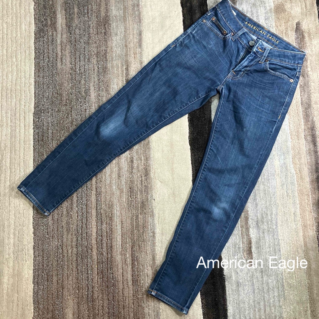 American Eagle(アメリカンイーグル)のアメリカンイーグル　デニム　ジーンズ　スキニー　サイズ26/28 ストレッチ レディースのパンツ(デニム/ジーンズ)の商品写真