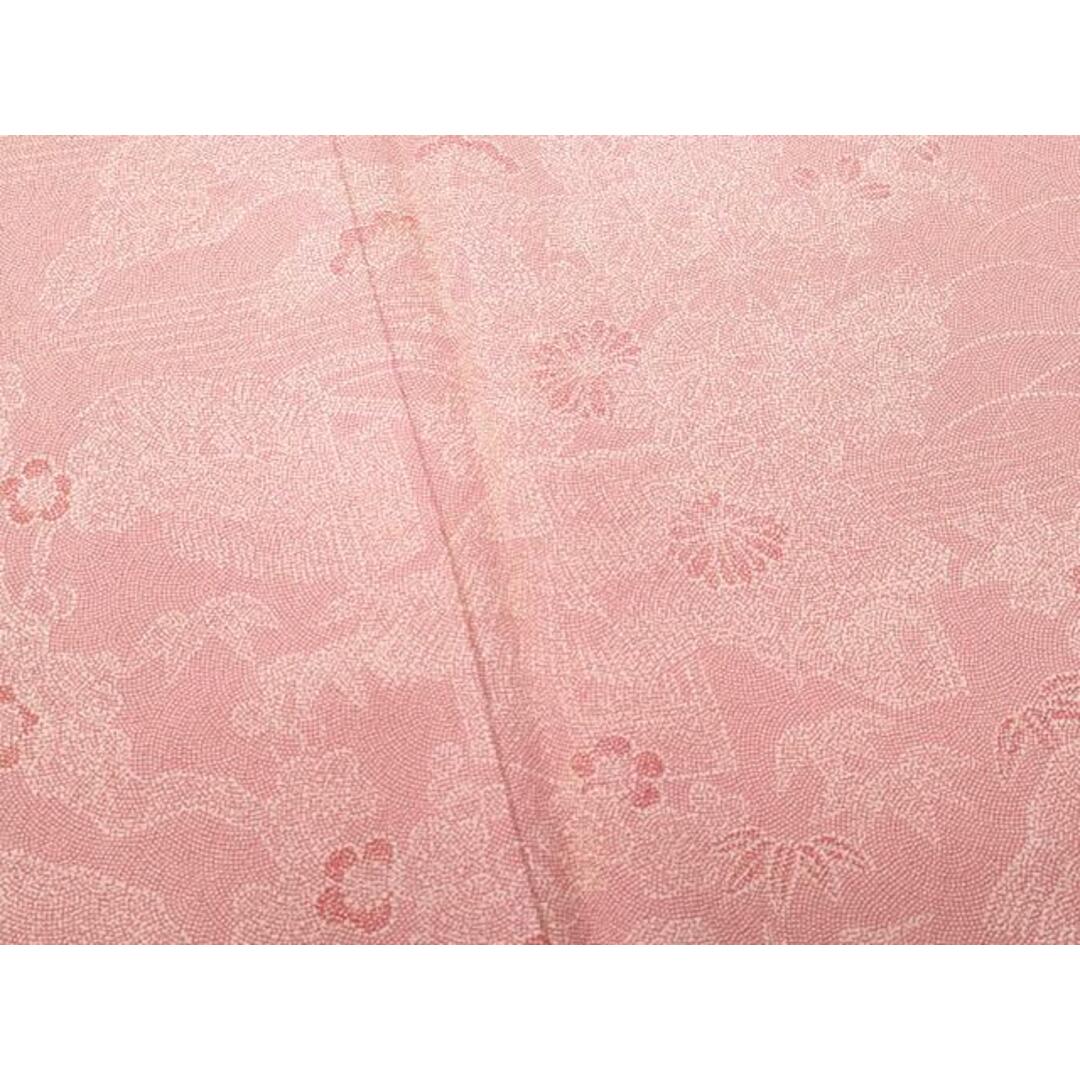 平和屋着物■伝統工芸師 江戸小紋 服部光擴 訪問着 松竹梅 正絹 逸品 CAAS8988fb レディースの水着/浴衣(着物)の商品写真