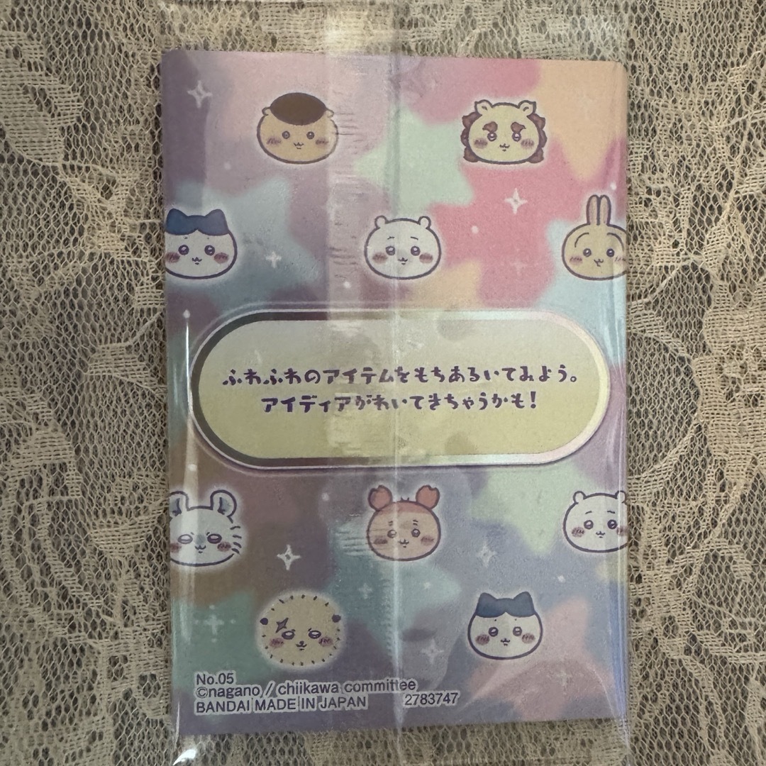 ちいかわ(チイカワ)のちいかわウェハースラッキーカードコレクション　No5   顔まわり用付属品 エンタメ/ホビーのアニメグッズ(カード)の商品写真
