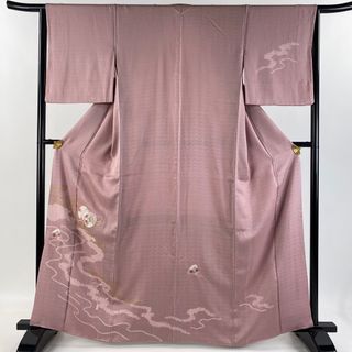 【在庫一掃】 訪問着 身丈164.5cm 裄丈63.5cm 正絹 秀品 【中古】
