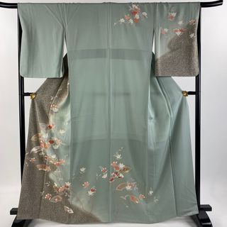【在庫一掃】 訪問着 身丈165.5cm 裄丈66cm 正絹 秀品 【中古】