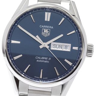タグホイヤー(TAG Heuer)のタグホイヤー TAG HEUER WAR201E カレラ キャリバー5 デイデイト 自動巻き メンズ 良品 保証書付き_899884(腕時計(アナログ))